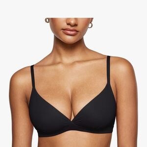 INLYRIC Women's Inbarely Triangle Bralette Comfortable Unlined V Neck Wireless